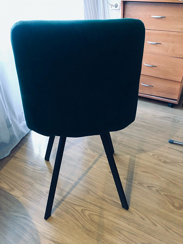 Стул на металлокаркасе Чилли синий / белый фото покупателя 753