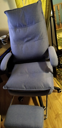 Компьютерное кресло Rapid голубое фото покупателя 110