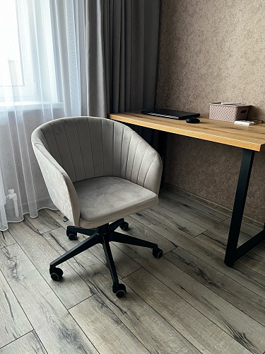 Компьютерное кресло Тибо confetti chocolate / белый фото покупателя 68