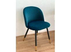 Стул на металлокаркасе Gabi 1 бежевый / черный с серебряными наконечниками фото покупателя 336