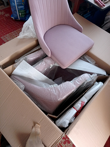 Стул на металлокаркасе Kora black / gray фото покупателя 485