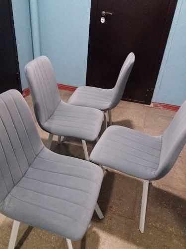 Стул на металлокаркасе Sling white / gray фото покупателя 5