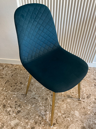 Стул на металлокаркасе Dabl 01 champagne / gold фото покупателя 70