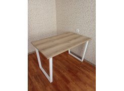 Деревянный стол Барон О 200 х 90 черная пленка шагрень / белый фото покупателя 66