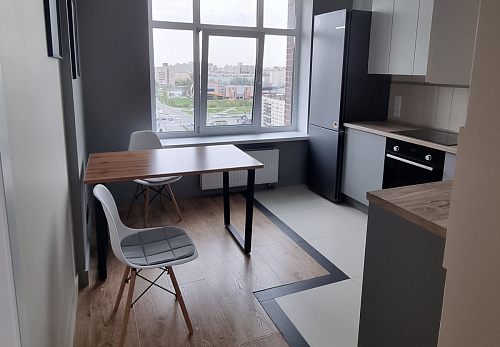 Стол раскладной Лота Лофт 120 25 мм юта / черный матовый фото покупателя 858