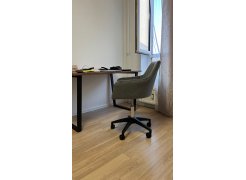 Деревянный стол Лота Лофт 120(160)х75 черный матовый / бетон светлый фото покупателя 785