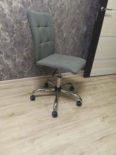 Компьютерное кресло One флок серый 29 фото покупателя 61