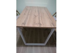 Стол Лота Лофт 140 25 мм черный матовый / бетон фото покупателя 943