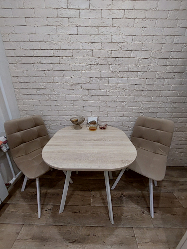 Стул на металлокаркасе Чилли бирюзовый / черный фото покупателя 848