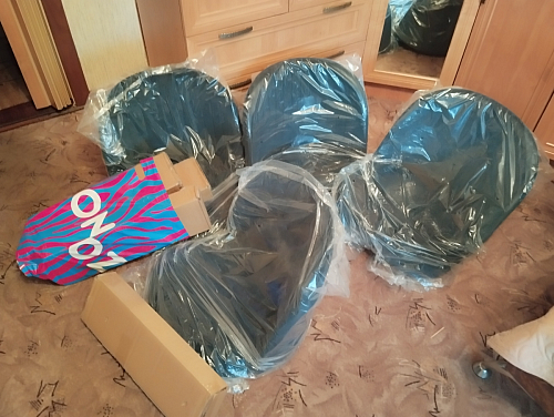 Стул на металлокаркасе Gabi latte / gold / black фото покупателя 823