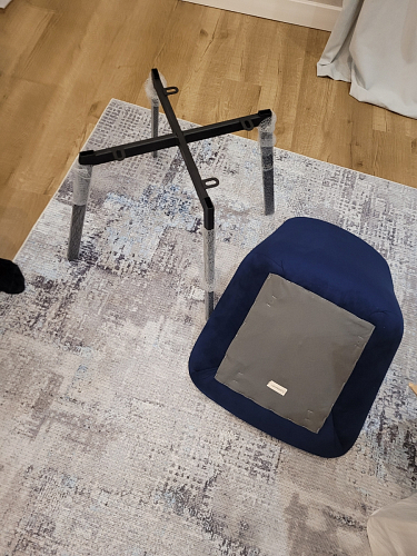 Стул на металлокаркасе Челси бежевый / белый каркас фото покупателя 92