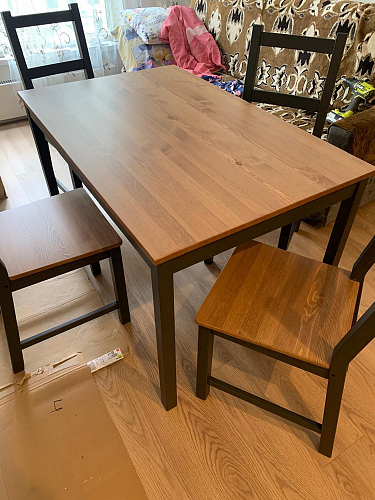 Обеденная группа Sonata/Соната антик / графит фото покупателя 15