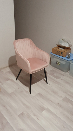 Стул на металлокаркасе Slam розовый фото покупателя 20