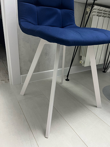 Стул на металлокаркасе Чилли бежевый / белый каркас фото покупателя 707