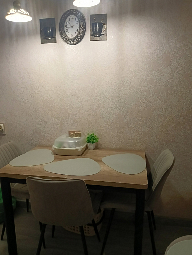 Стул на металлокаркасе Седа К латте / черный фото покупателя 87