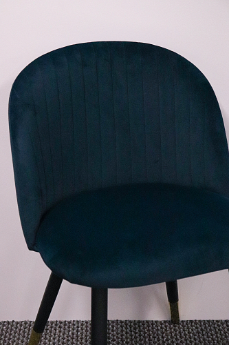 Стул на металлокаркасе Gabi gray / black из шоурума 10