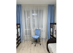 Компьютерное кресло Бюрократ CH-330M/velv86 голубой velvet 86 / крестовина металл фото покупателя 1