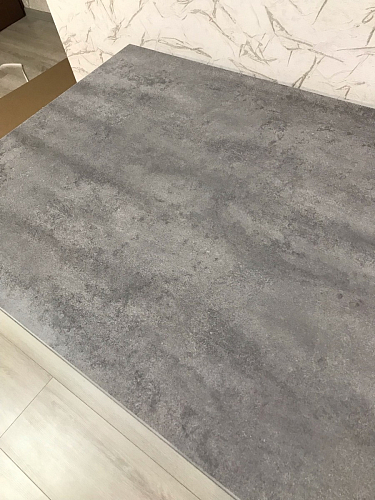 Деревянный стол Лота Лофт 140х80 черный матовый / бетон светлый фото покупателя 105