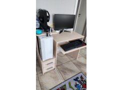 Компьютерный стол Джаз-24 левый белый фото покупателя 6