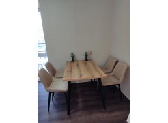 Стул на металлокаркасе Вейв светло-серый (hl 63) / 10К черный каркас фото покупателя 40