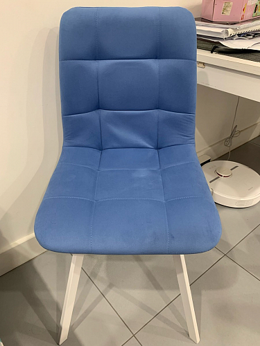 Стул на металлокаркасе Чилли К черный / зеленый фото покупателя 417