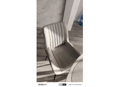 Стул на металлокаркасе Седа К крутящийся светло-серый  / белый фото покупателя 344