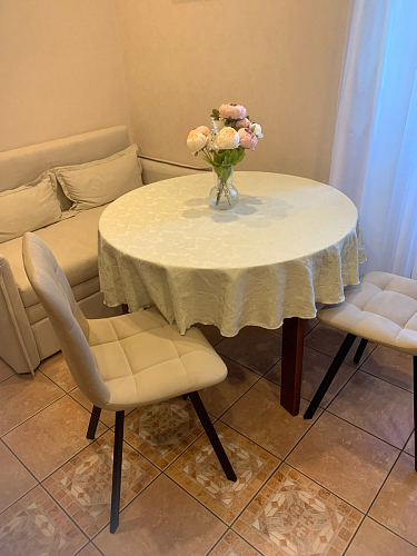 Стул на металлокаркасе Чилли К черный / зеленый фото покупателя 165