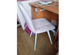 Стул на металлокаркасе Чилли светло-серый / черный фото покупателя 633