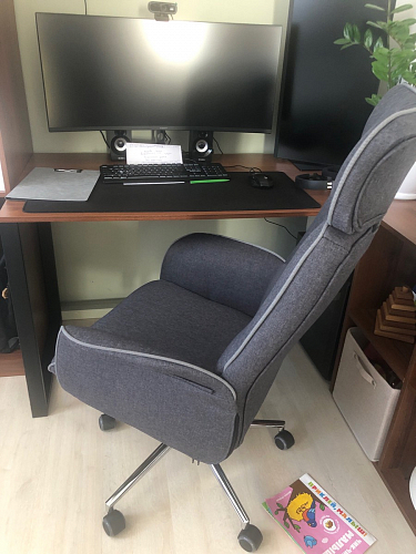 Компьютерное кресло Charm серое фото покупателя 8