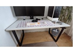 Деревянный стол Лота Лофт 120(160)х75 черный матовый / бетон светлый фото покупателя 209