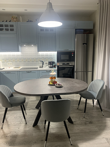 Стул на металлокаркасе Gabi latte / gold / black фото покупателя 4