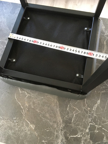 Барный стул Лофт микровелюр катания блэк / черный матовый фото покупателя 305