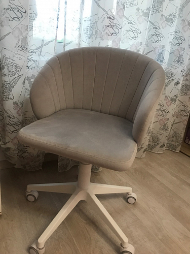 Компьютерное кресло Пард confetti silver серый / черный фото покупателя 72