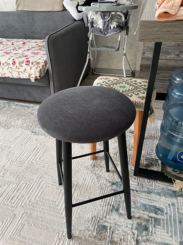 Полубарный стул Гангток катания блэк / черный матовый фото покупателя 8