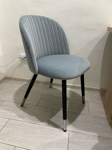 Стул на металлокаркасе Gabi latte / gold / black фото покупателя 130