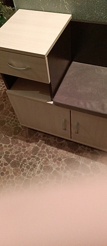 Обувница Аврора дуб млечный / венге фото покупателя 122