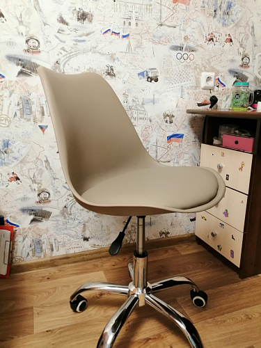 Компьютерное кресло Kolin cappuccino / chrome фото покупателя 7