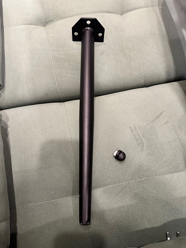 Стул на металлокаркасе Gabi 1 light blue / black / gold фото покупателя 559