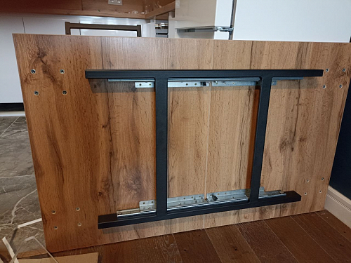 Деревянный стол Лота Лофт 120х75 белый матовый / дуб крафт золотой фото покупателя 607