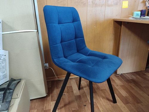 Стул на металлокаркасе Чилли бирюзовый / черный фото покупателя 740