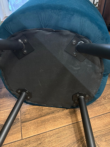 Стул на металлокаркасе Gabi gray / black фото покупателя 639