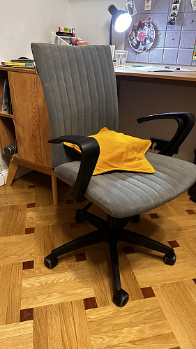 Компьютерное кресло Spark/Спарк флок бежевый 7 фото покупателя 9