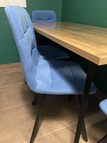 Стул на металлокаркасе Чилли бежевый / белый каркас фото покупателя 1040