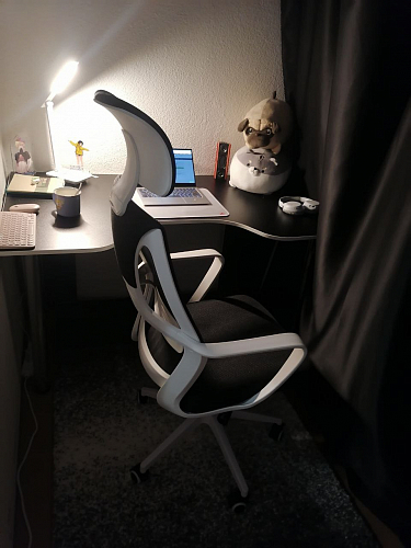 Компьютерное кресло Golem dark gray / gray / white фото покупателя 78