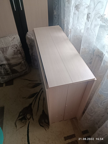 Стол обеденный раздвижной СтК7 дуб молочный фото покупателя 115