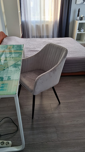 Стул на металлокаркасе Slam синий фото покупателя 65