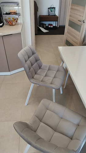 Стул на металлокаркасе Челси К крутящийся бирюзовый / черный фото покупателя 45