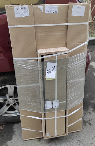 Стол Тринити Лофт 120 32 мм дуб галифакс табако / черный матовый фото покупателя 489