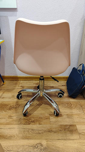 Компьютерное кресло Kolin с подушкой clear / white фото покупателя 68