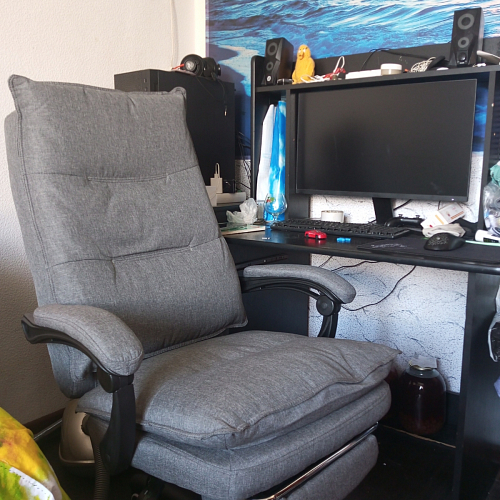 Компьютерное кресло Rapid голубое фото покупателя 110